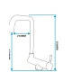 Смеситель ARFEKA AF FSS304 BLACK GRAFIT