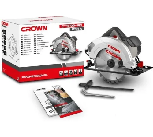 Дисковая циркулярная пила Crown CT15199-190