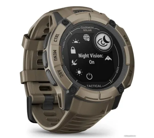 Умные часы Garmin Instinct 2x Solar Tactical Edition светло-коричневый