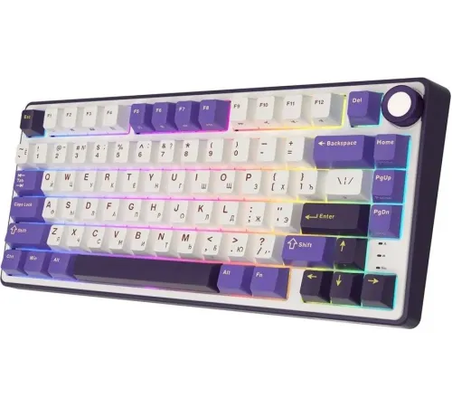 Клавиатура Royal Kludge R75 RGB Blackberry RK Silver