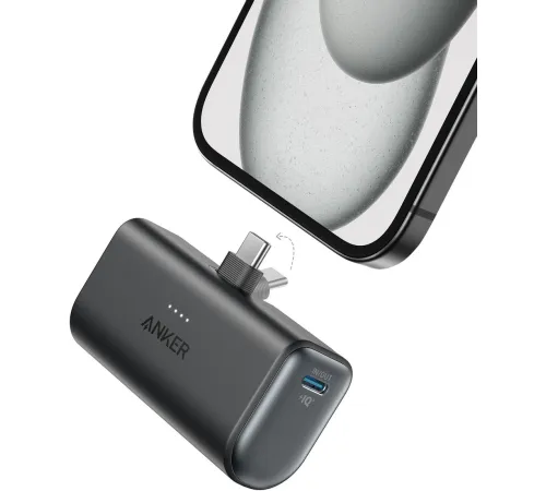 Внешний аккумулятор Anker Nano A1653 22.5W 5000mAh черный