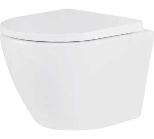 Унитаз подвесной Roxen Antares Tornado в комплекте с инсталляцией StounFix Dual Fresh 6 в 1 868639 кнопка: брашированное золото матовая