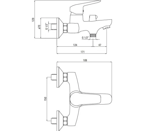 Смеситель Deante Boro BMO 010M