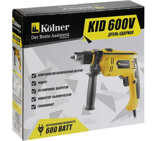 Ударная дрель Kolner KID 600V