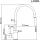 Смеситель Ledeme H98 L4898-3 белый/хром