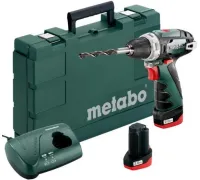 Дрель-шуруповерт Metabo PowerMaxx BS Basic 600080500 с 2-мя АКБ 2 Ah