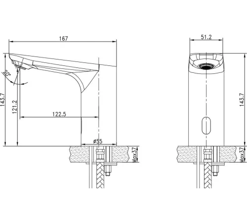 Смеситель Lemark Project LM4658CE
