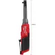 Трещотка Milwaukee M12 FUEL M12FHIR14LR-0 4933480790 без АКБ