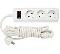 Удлинитель Bylectrica У16-320 10м, белый
