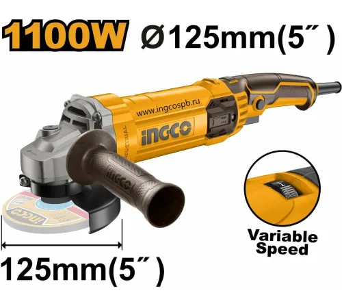 Угловая шлифмашина Ingco AG1100385