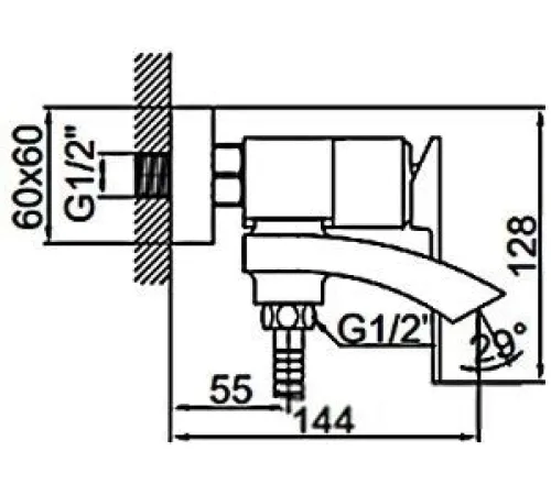 Смеситель Ledeme H78B L3178B