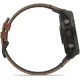 Умные часы Garmin Fenix 8 Pro 51 мм карбоновый серый, коричневый кожаный ремешок
