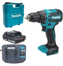 Дрель-шуруповерт Makita LXT Basic DDF490WV с 1-им АКБ, кейс