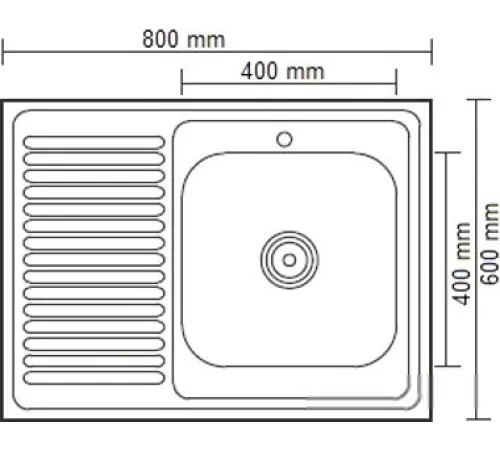 Кухонная мойка Ledeme L98060-6R