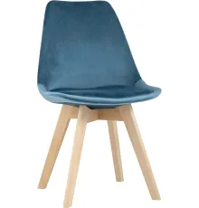 Стул Stool Group Frankfurt велюр синий