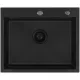 Кухонная мойка Diamond 600*500, коландер, дозатор BLACK DECOR
