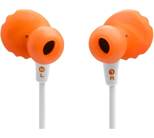 Наушники JBL Endurance Run 3 Wireless белый/оранжевый