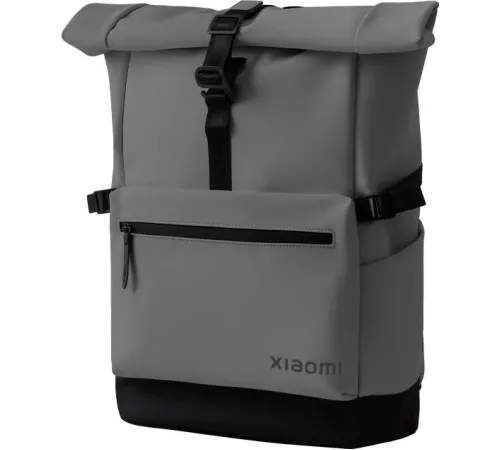 Городской рюкзак Xiaomi Roll Top Casual Backpack BHR9055GL серый/черный