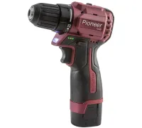 Дрель-шуруповерт Pioneer Tools CD-M1602BL-01 с 2-мя АКБ, кейс
