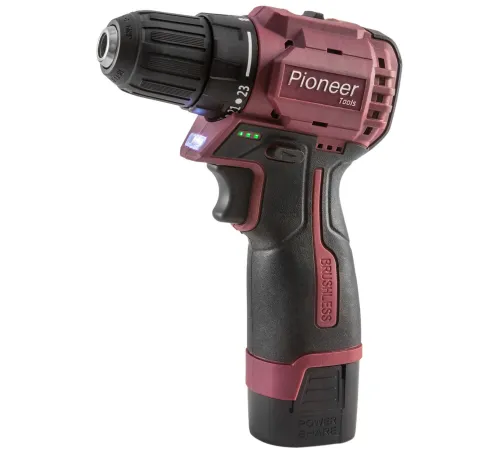 Дрель-шуруповерт Pioneer Tools CD-M1602BL-01 с 2-мя АКБ, кейс