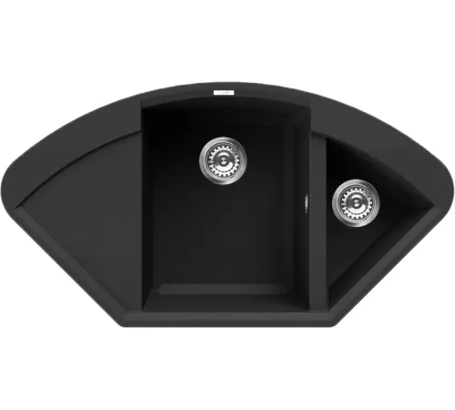 Кухонная мойка Elleci Easy Corner Full Black 40