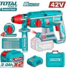 Перфоратор Total TRHLI422682 с 2-мя АКБ, кейс