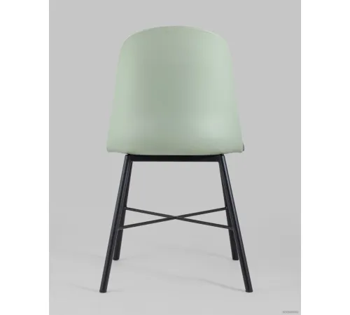 Стул Stool Group Shell серо-зеленый