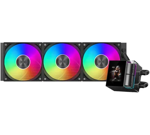 Система жидкостного охлаждения для процессора PCCooler DS360 ARGB Display черный