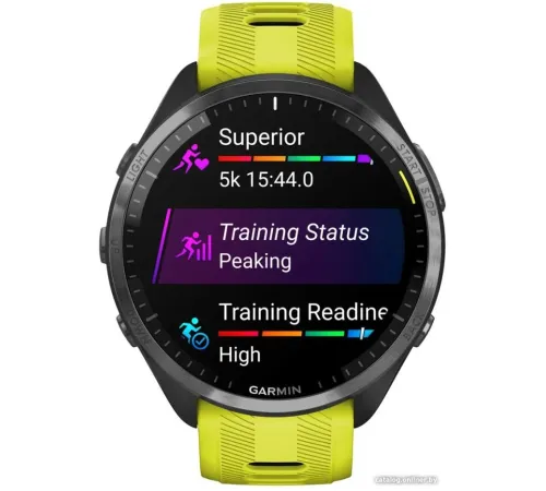 Умные часы Garmin Forerunner 965 черный/желтый