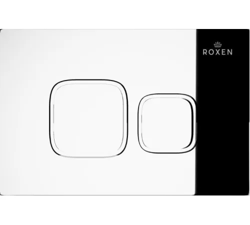 Унитаз подвесной Roxen Attach 966940 кнопка хром глянец