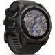 Умные часы Garmin Fenix 8 Solar, Sapphire 51мм титановый угольно-серый с DLC-покрытием и черным ремешком