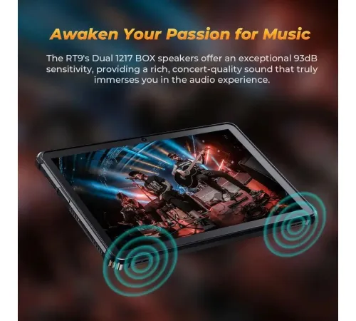 Планшет Oukitel RT9 6GB/256GB черный