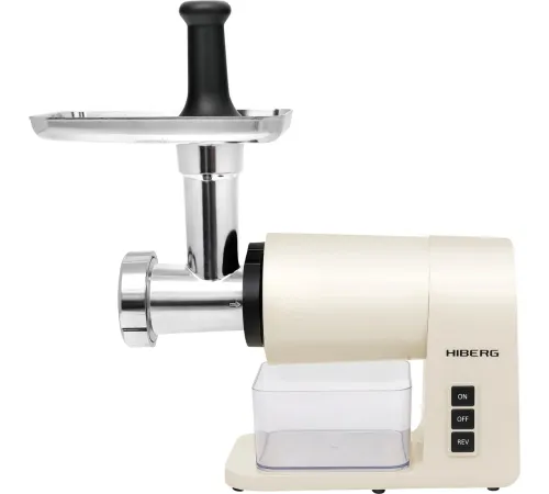 Мясорубка Hiberg MG 990 Y бежевый