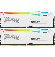 Оперативная память Kingston FURY Beast RGB 2x16ГБ DDR5 6400 МГц KF564C32BWEAK2-32