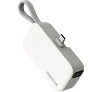 Внешний аккумулятор Momax 1-Power Mini 3-in-1 USB-C IP130 5000mAh белый