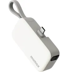 Внешний аккумулятор Momax 1-Power Mini 3-in-1 USB-C IP130 5000mAh белый