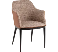 Стул с подлокотниками Stool Group Itan NC DC1122 997-7+ PU8161s коричневый