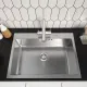 Кухонная мойка ARFEKA ECO AR 700*500 SATIN DECOR VOLCANIC ROCK