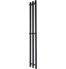 Полотенцесушитель Маргроид Ferrum Inaro СНШ 100x6x12 6 крючков, Черный матовый, скрытого монтажа, таймер справа