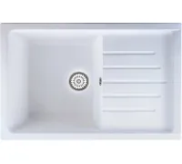 Кухонная мойка Berge BR-7602 белый матовый