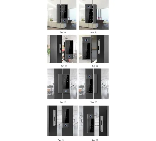 Дверной замок Roome Smart Tuya Digital Fingerprint Lock GS1 черный