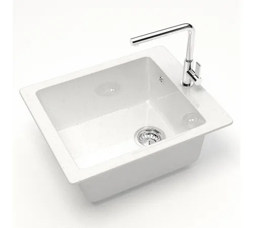 Кухонная мойка MARRBAXX Карельский камень модель 8/G31 F008G031 белый