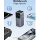 Внешний аккумулятор Ugreen PB724 12000mAh серый