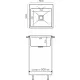 Кухонная мойка Polygran Blade 500 космос