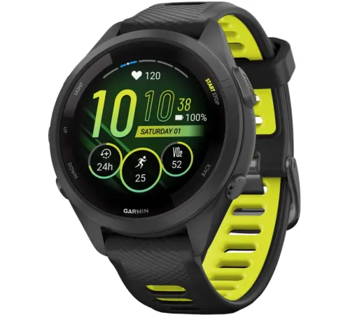 Умные часы Garmin Forerunner 265S черный/желтый
