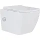 Унитаз подвесной Roxen Cube bidet в комплекте с инсталляцией StounFix Dual Fresh 6 в 1 968439 кнопка: сатин