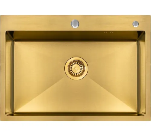 Кухонная мойка ARFEKA ECO AR 700*500 GOLD PVD NANO