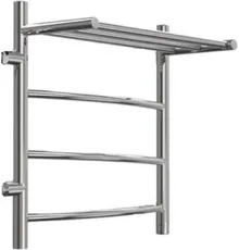 Полотенцесушитель Granula Классик 50x60 с полкой боковое подключение, слева
