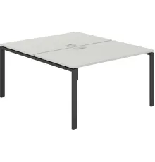 Офисный стол Norden 140х163.8х75 SG.248.SH.63.AN антрацит/серый бархат