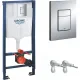 Унитаз подвесной AM.PM Sunny Flashclean C85C1701SC + GROHE Rapid SL 38772001